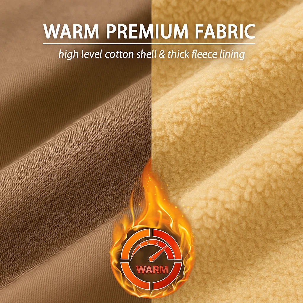 Men's Sherpa Lined Winter Jacket