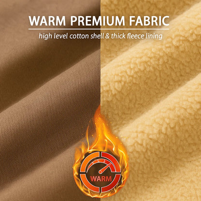 Men's Sherpa Lined Winter Jacket