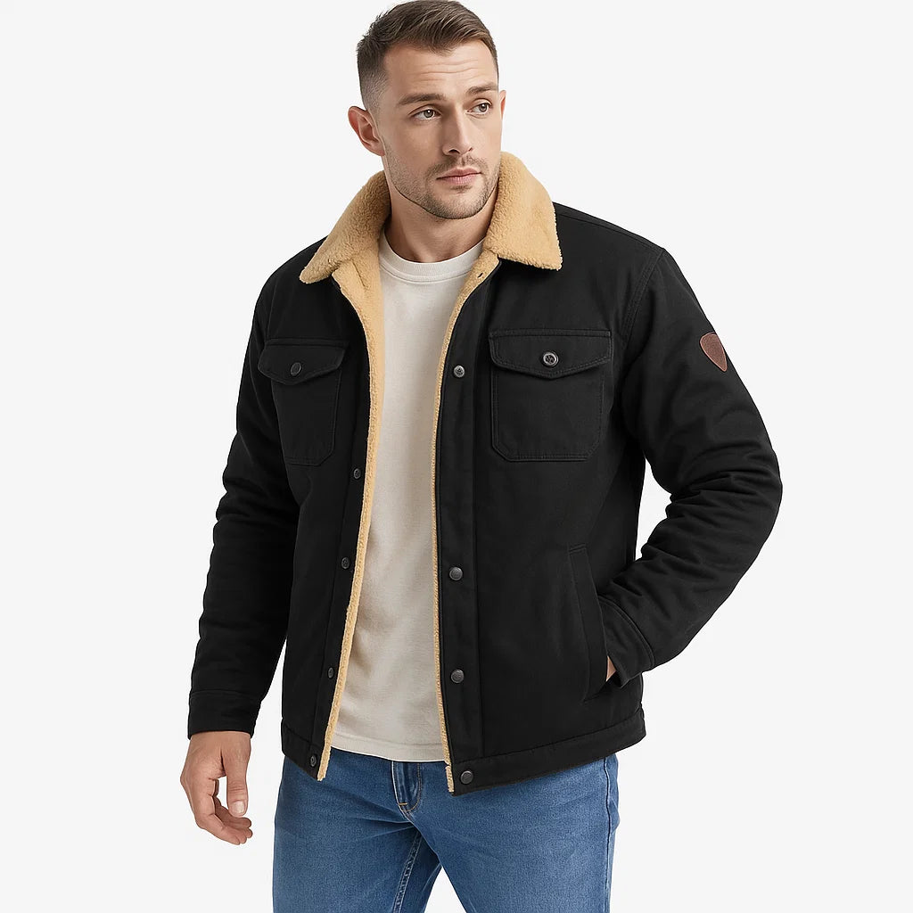 Men's Sherpa Lined Winter Jacket