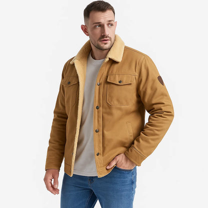 Men's Sherpa Lined Winter Jacket